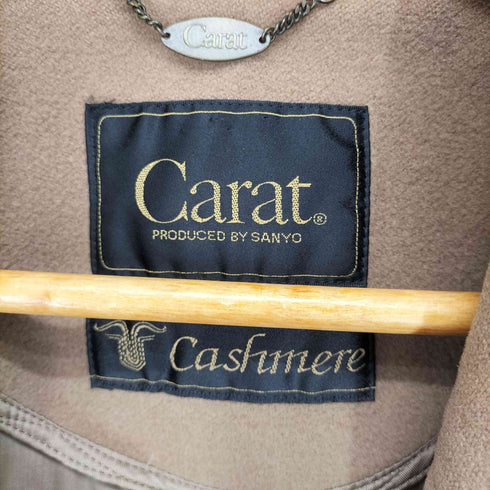 Carat カシミヤ混ダブルチェスターコート レディース 15BR
