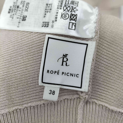 ロペピクニック Rope Picnic マシュマロニット袖パールドルマントップス レディース 38