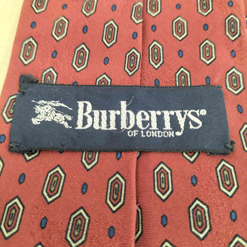 バーバリーズ BURBERRYS 総柄シルクネクタイ メンズ