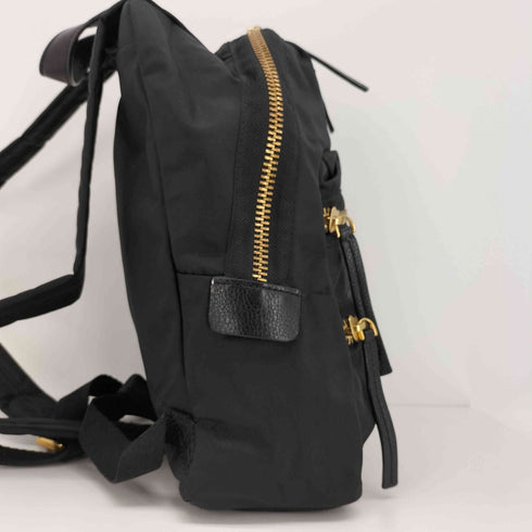 マークバイマークジェイコブス Marc by Marc Jacobs レザーロゴ型押し ナイロン バックパック リュック レディース