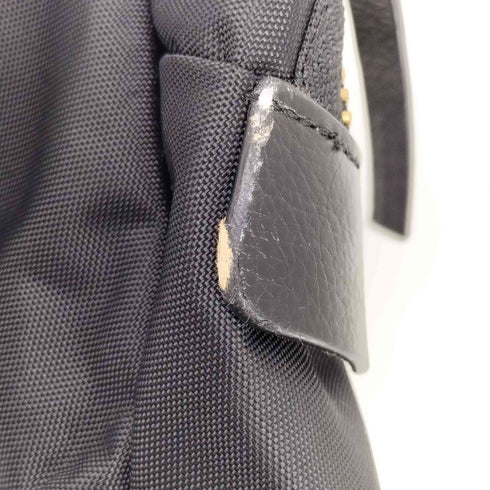 マークバイマークジェイコブス Marc by Marc Jacobs レザーロゴ型押し ナイロン バックパック リュック レディース