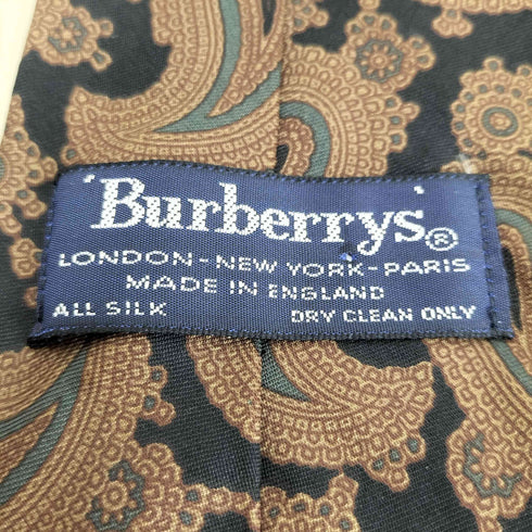 バーバリーズ BURBERRYS ペイズリー柄シルクネクタイ メンズ