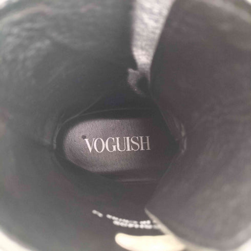 ヴォーギッシュ VOGUISH 変形ジップ 6ホール スエードブーツ メンズ M