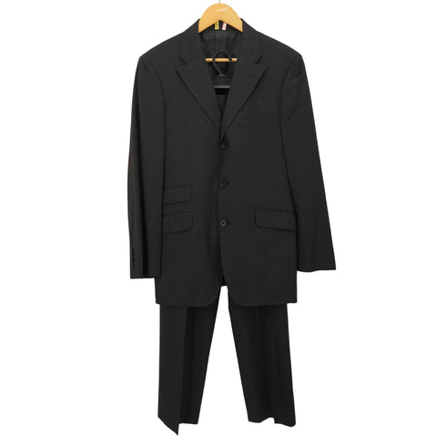 バーバリーブラックレーベル BURBERRY BLACK LABEL ウール 3Bテーラードジャケット スラックス パンツ メンズ 40R