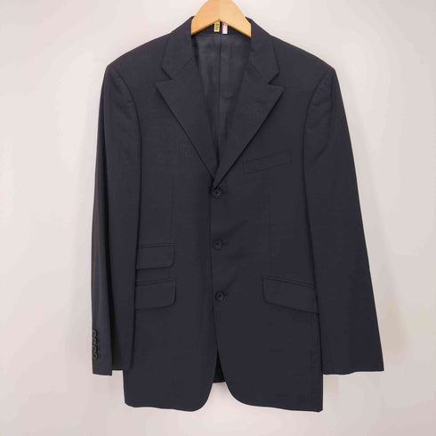 バーバリーブラックレーベル BURBERRY BLACK LABEL ウール 3Bテーラードジャケット スラックス パンツ メンズ 40R
