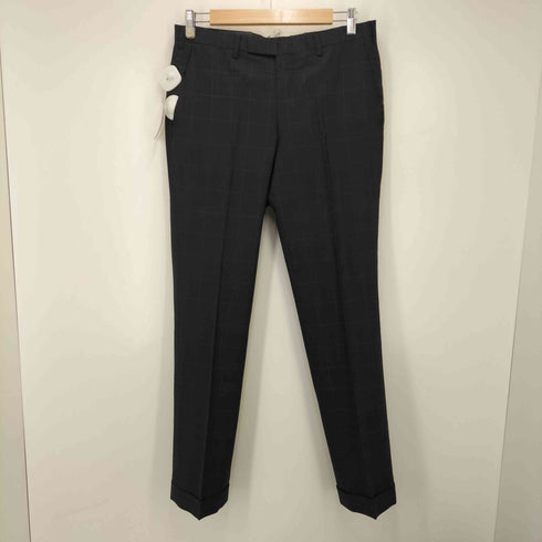 バーバリーブラックレーベル BURBERRY BLACK LABEL チェック柄 ウール 3Bテーラードジャケット スラックス パンツ メンズ 40R