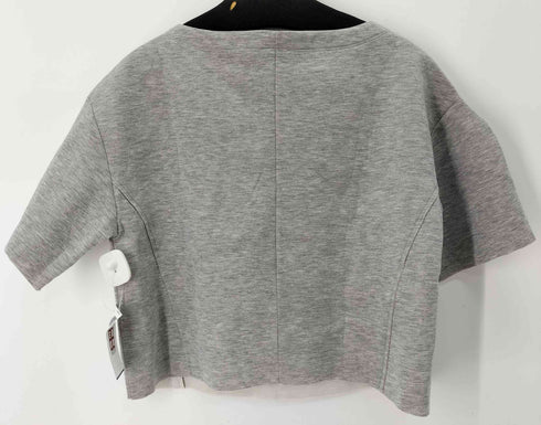 マックスアンドコー MAX & CO. DOMANI ボートネックジップカットソー レディース import:M