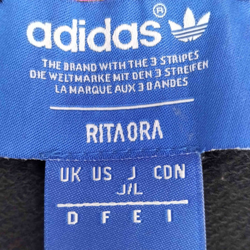 アディダスオリジナルス adidas Originals ×RITA ORA シースルー切替 クルーネックスウェット レディース JPN:L