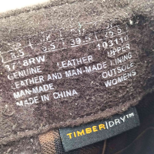 ティンバーランド Timberland キルティング レザーブーツ レディース JPN:25.5