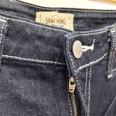 サムシング SOMETHING 別注 TUCK CURVE WIDE デニムパンツ レディース JPN:M