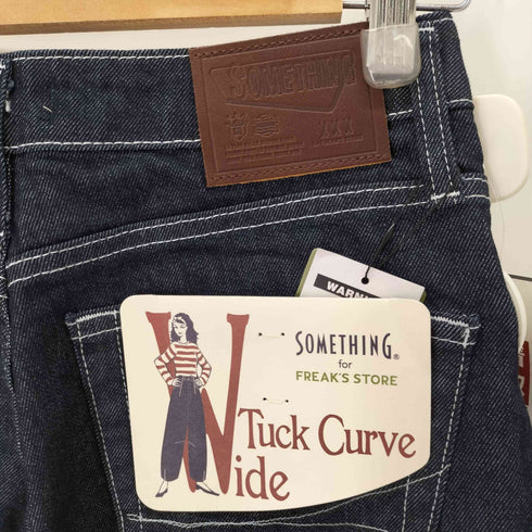 サムシング SOMETHING 別注 TUCK CURVE WIDE デニムパンツ レディース JPN:M