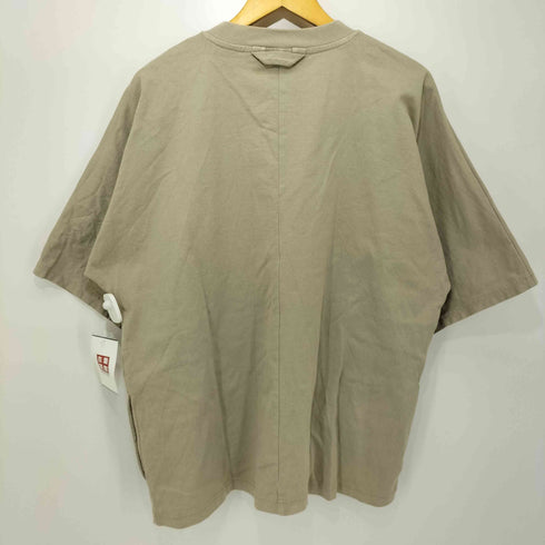 ムジラボ MUJI labo 太番手天竺編み五分袖プルオーバー メンズ S-M