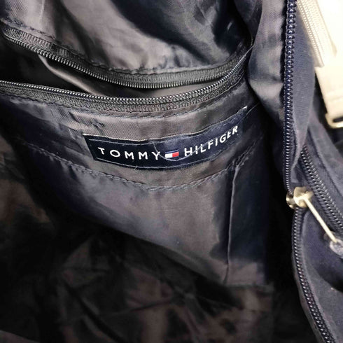 トミーヒルフィガージーンズ TOMMY HILFIGER JEANS ロゴプリント ショルダー ドラムバッグ メンズ