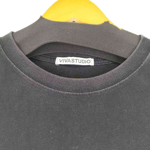 ビバスタジオ vivastudio BLACK CAT SHORT SLEEVE メンズ JPN:L