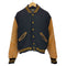 GENUINE Flynntan DRY CLEANABLE 60-70s レザー切替スタジアムジャンパー メンズ US:42