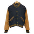 GENUINE Flynntan DRY CLEANABLE 60-70s レザー切替スタジアムジャンパー メンズ US:42