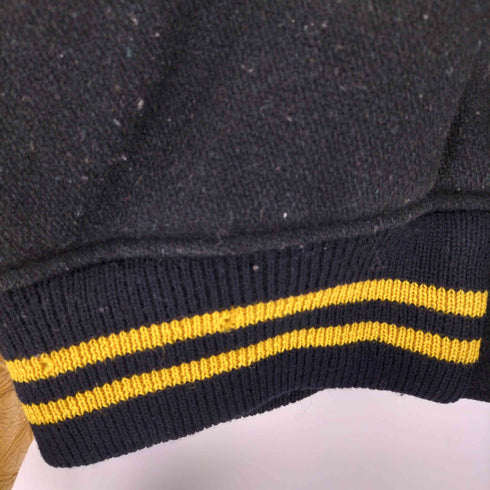 GENUINE Flynntan DRY CLEANABLE 60-70s レザー切替スタジアムジャンパー メンズ US:42