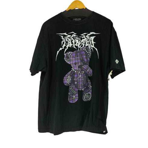 トラヴァストウキョウ TRAVAS TOKYO REVENGE PUNKS BEAR BIG TEE メンズ