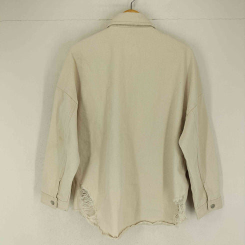 ザラ ZARA ダメージデニムジャケット メンズ JPN:S