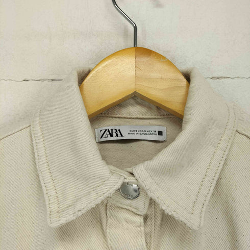 ザラ ZARA ダメージデニムジャケット メンズ JPN:S