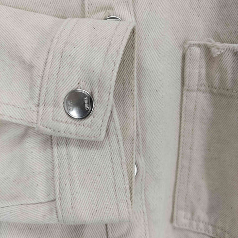 ザラ ZARA ダメージデニムジャケット メンズ JPN:S