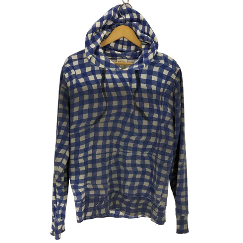 ディーゼル DIESEL ギンガムチェックプリントパーカー メンズ import:M