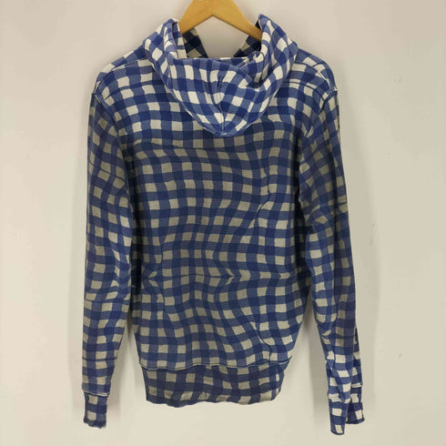 ディーゼル DIESEL ギンガムチェックプリントパーカー メンズ import:M