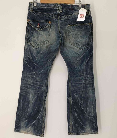 BLUEWAY ヴィンテージ加工デニムパンツ メンズ 34