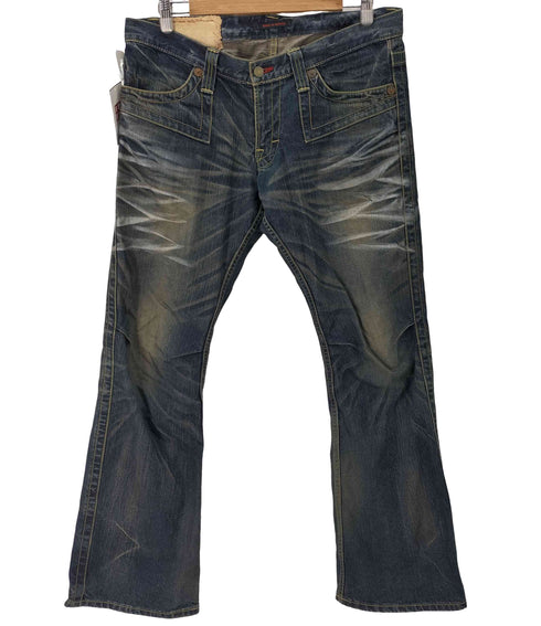 BLUEWAY ヴィンテージ加工デニムパンツ メンズ 34