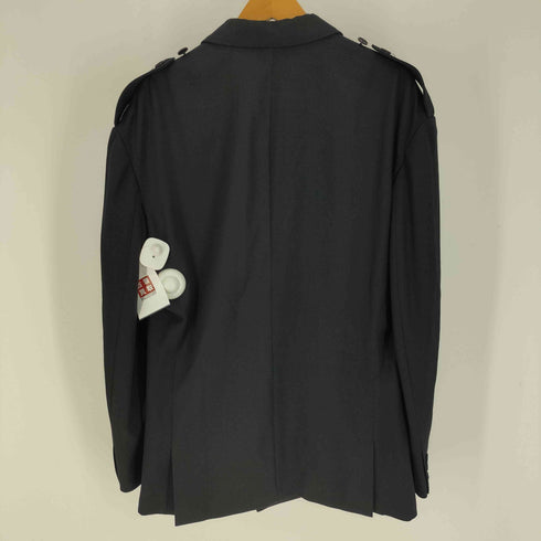 ヨウジヤマモトプールオム Yohji Yamamoto POUR HOMME 24AW WOOL GABARDINE W GUSSET JACKET ウール ギャバジン W ガゼット ジャケット メンズ JPN:2