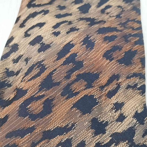 ドルチェアンドガッバーナ DOLCE&GABBANA レオパード柄シルクネクタイ メンズ