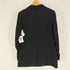 レギュレーションヨウジヤマモトメン REGULATION Yohji Yamamoto MEN 24SS DEKA釦 ピークドラペル トリアセテート ポリ ダブルブレスト テーラード ジャケット レディース JPN:1