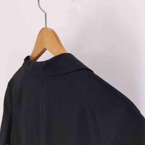 レギュレーションヨウジヤマモトメン REGULATION Yohji Yamamoto MEN 24SS DEKA釦 ピークドラペル トリアセテート ポリ ダブルブレスト テーラード ジャケット レディース JPN:1