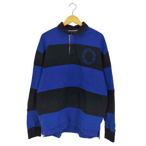 トミーヒルフィガー TOMMY HILFIGER Stripe Logo Archive Rugby Polo Shirt ポロシャツ メンズ import:L