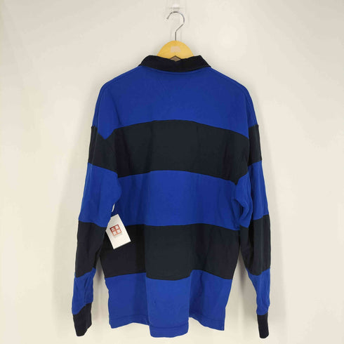 トミーヒルフィガー TOMMY HILFIGER Stripe Logo Archive Rugby Polo Shirt ポロシャツ メンズ import:L