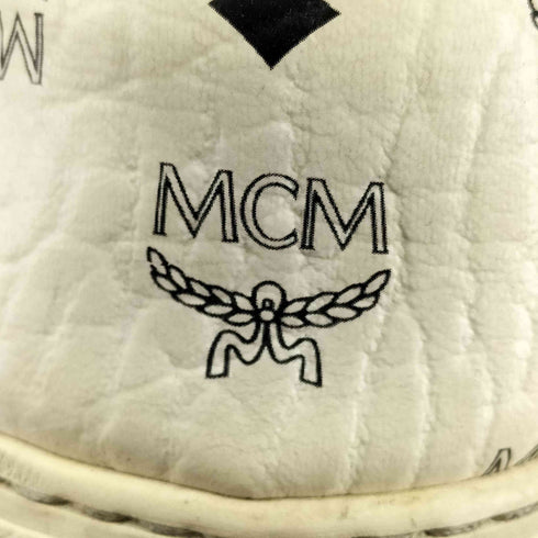エムシーエム MCM ロゴ総柄 ローカットスニーカー メンズ