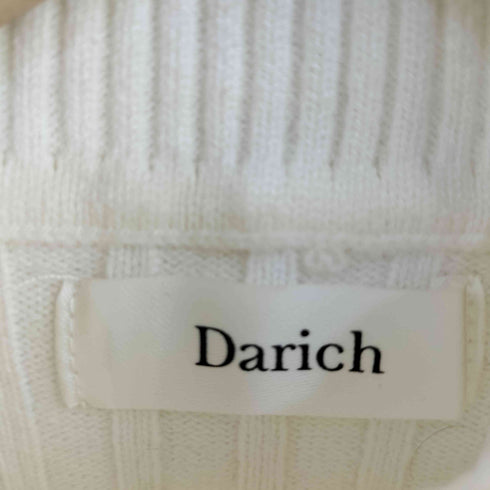 ダーリッチ Darich プレートカラーリブニットトップス レディース FREE