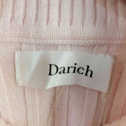 ダーリッチ Darich プレートカラーリブニットトップス レディース FREE
