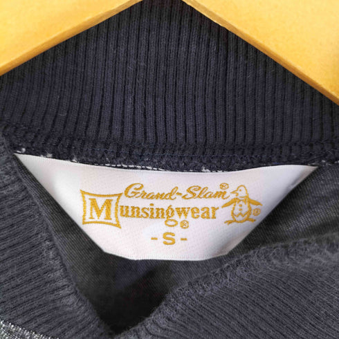 マンシングウェア Munsingwear 刺繍ロゴ デニムブルゾン デサント製 メンズ JPN:S