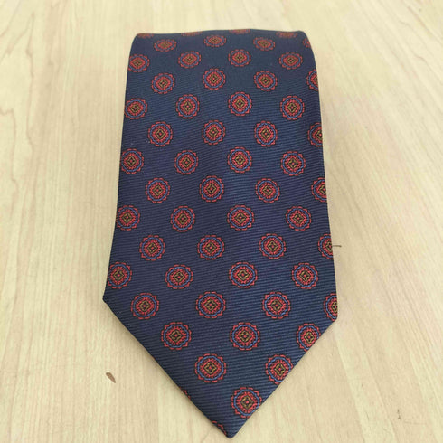 バーバリーズ BURBERRYS MADE IN ENGLAND シルク 総柄ネクタイ メンズ