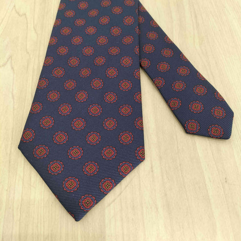 バーバリーズ BURBERRYS MADE IN ENGLAND シルク 総柄ネクタイ メンズ