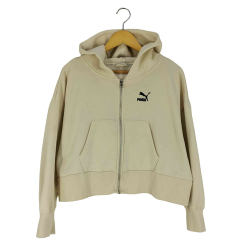 プーマ PUMA CLASSICS FASHION オーバーサイズド FZ フーディー ジップアップパーカー レディース import:M