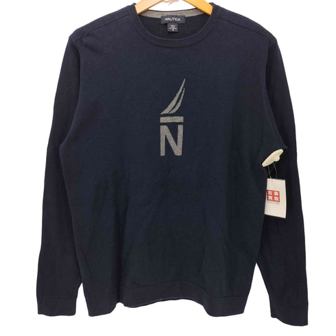 ノーティカ NAUTICA 90-00S コットン プルオーバー L/S ニット メンズ