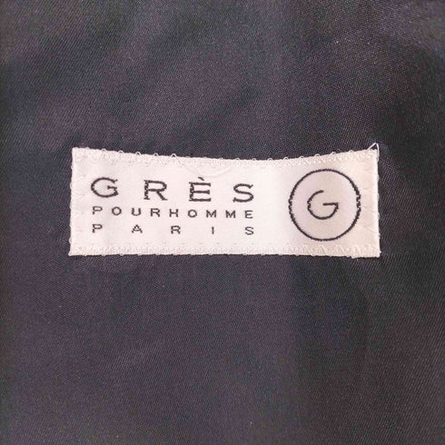 GRES POURHOMME cashmere100 エナメルボタン ダブルテーラードジャケット メンズ BM102