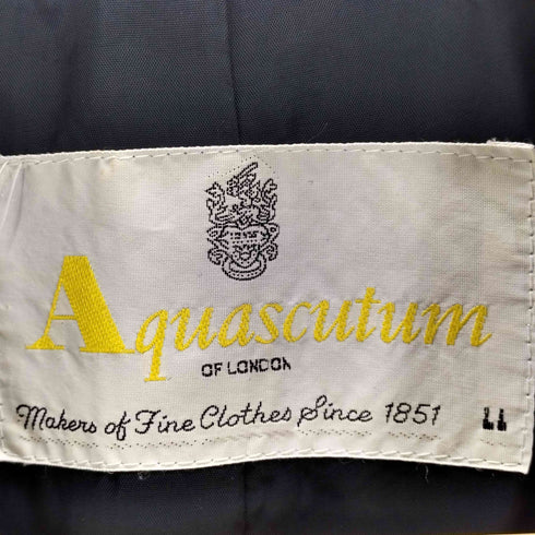 アクアスキュータム AQUASCUTUM 金ボタンウールダブルジャケット レディース JPN:XL