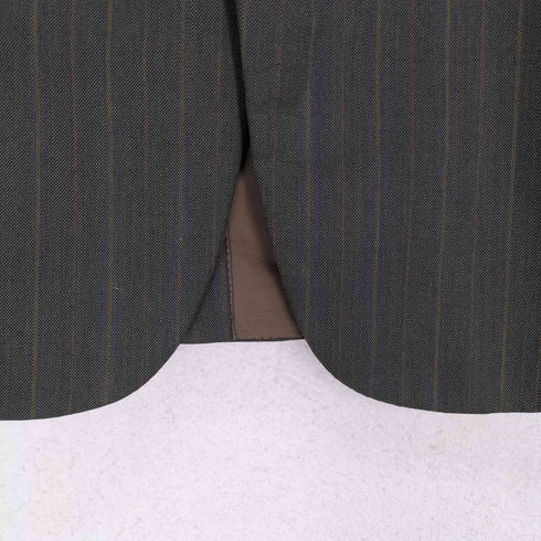ストライプ柄 2ボタン テーラードジャケット メンズ