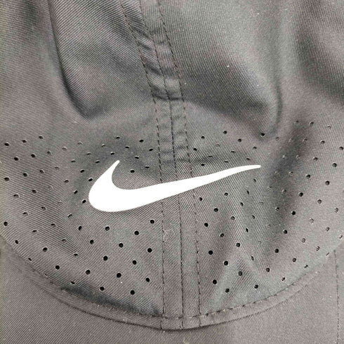 ナイキ NIKE DRI FIT Featherlight スウッシュ リフレクター プリント ランニング メッシュ キャップ メンズ