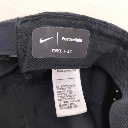 ナイキ NIKE DRI FIT Featherlight スウッシュ リフレクター プリント ランニング メッシュ キャップ メンズ