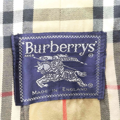 バーバリーズ BURBERRYS 裏地ノバチェック ステンカラーコート メンズ