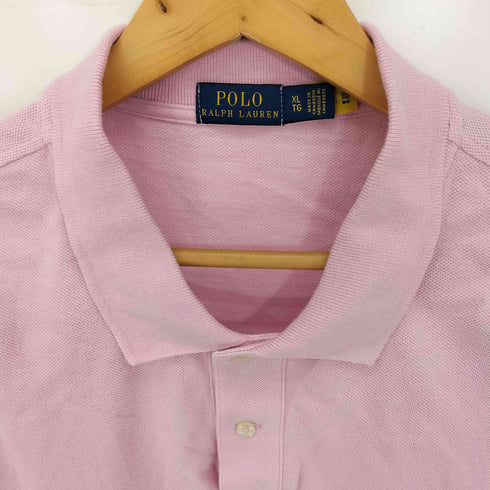 ポロラルフローレン POLO RALPH LAUREN ポニー刺繍 短丈 ポロシャツ メンズ import:XL